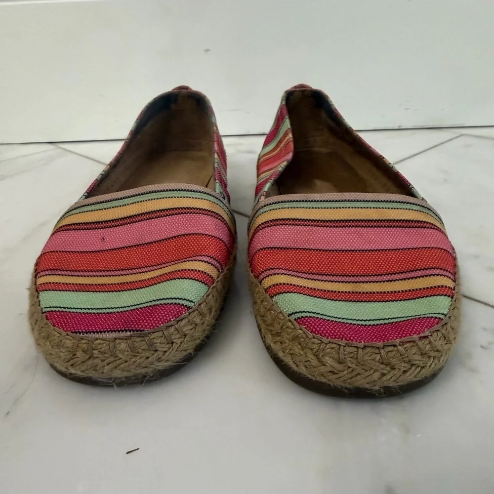 Aerosoles Women’s Size 9 Boho Beach Stripe Espadrille Flats